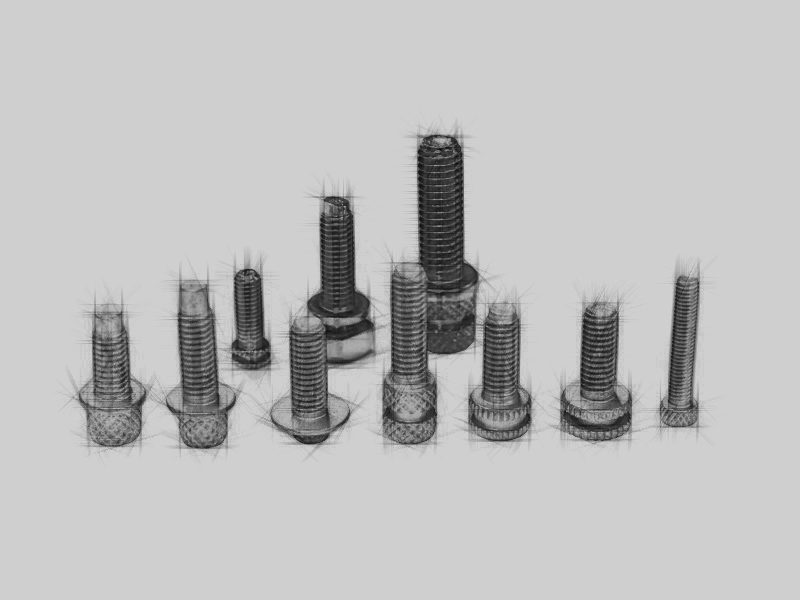 Embedded bolts