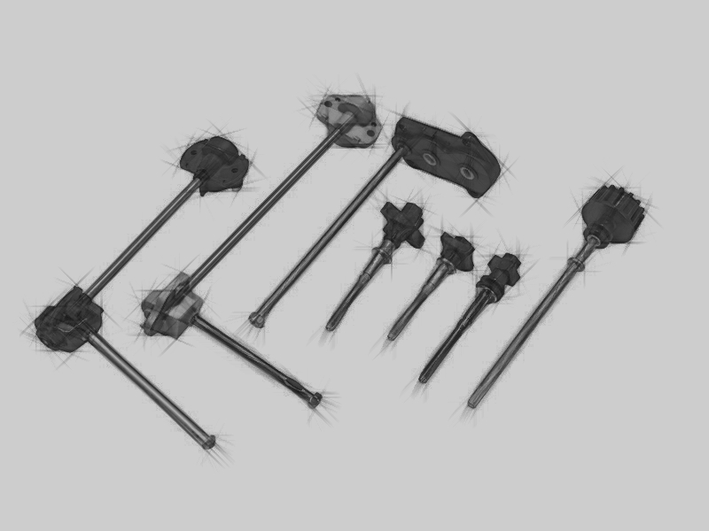 Dimming screw (with knob)