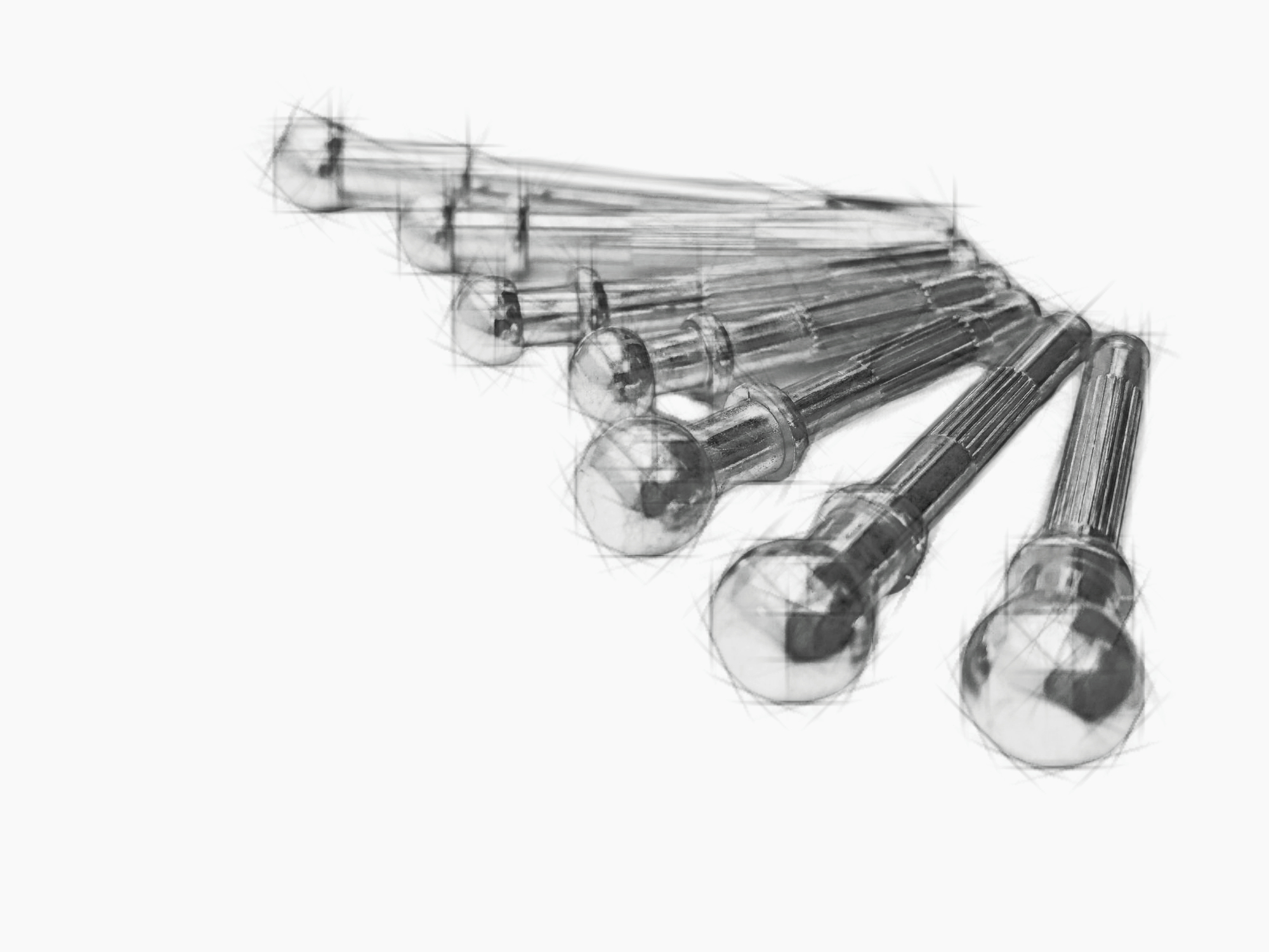 Car headlight motor ball head