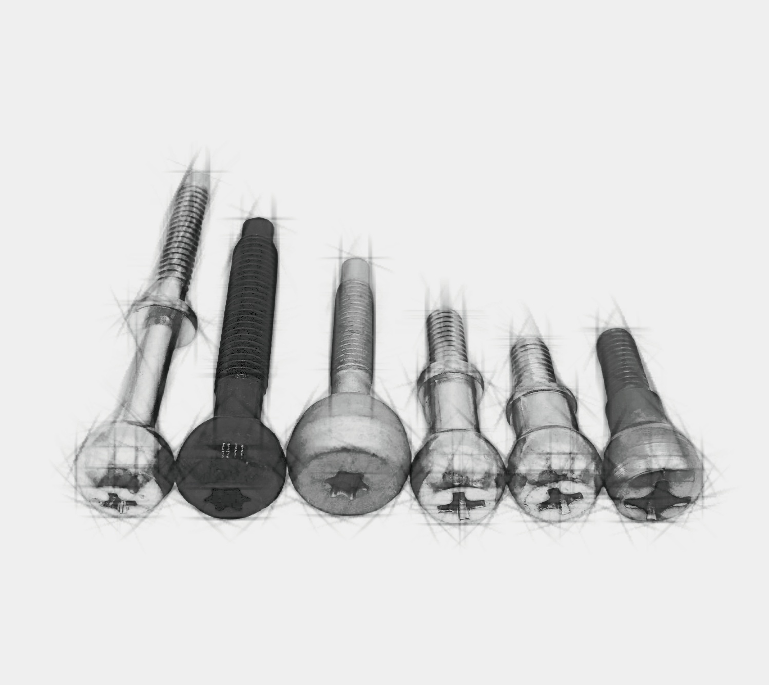 Car headlight lighting system ball head screw