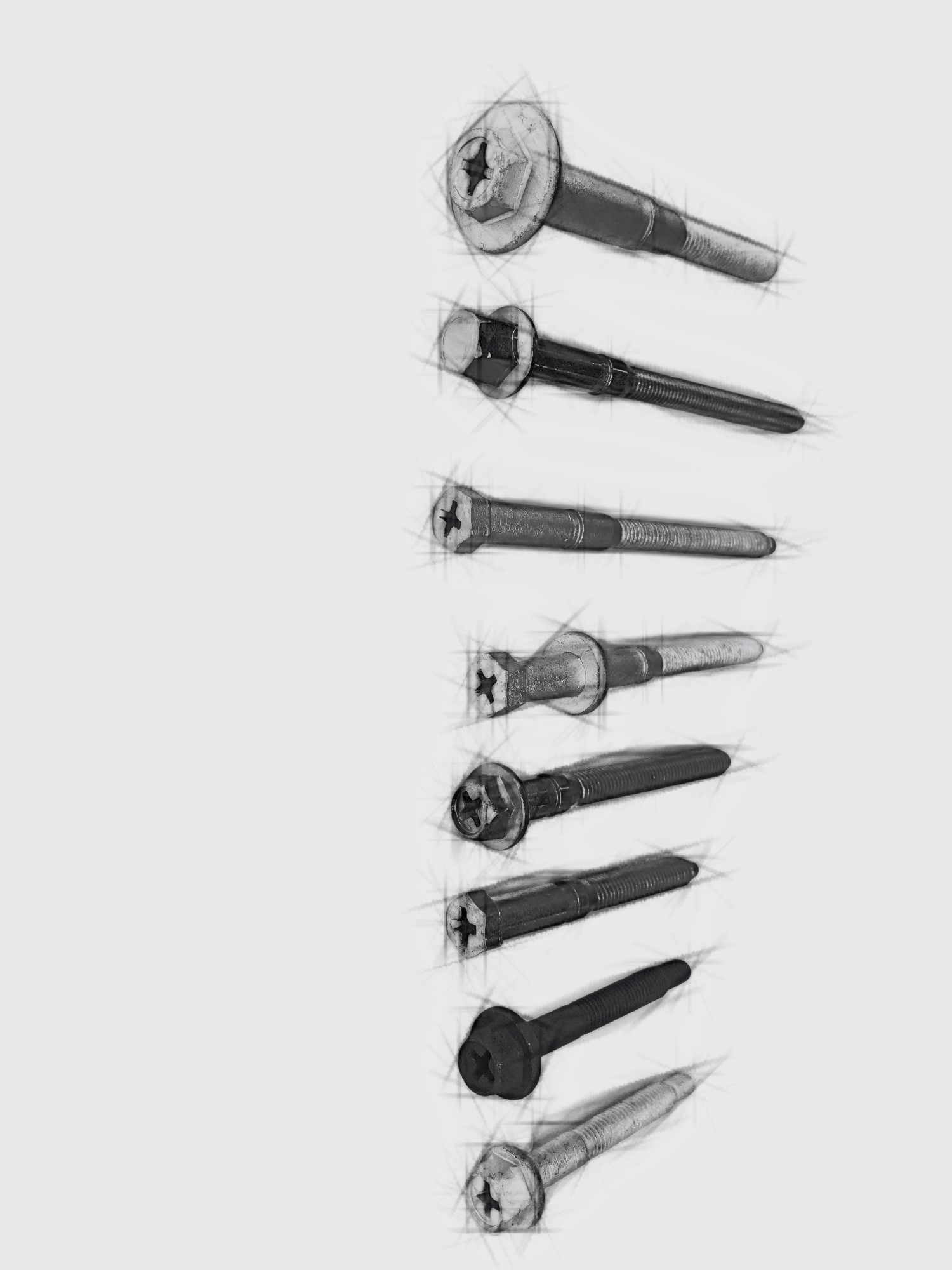 Car headlight adjustment screw