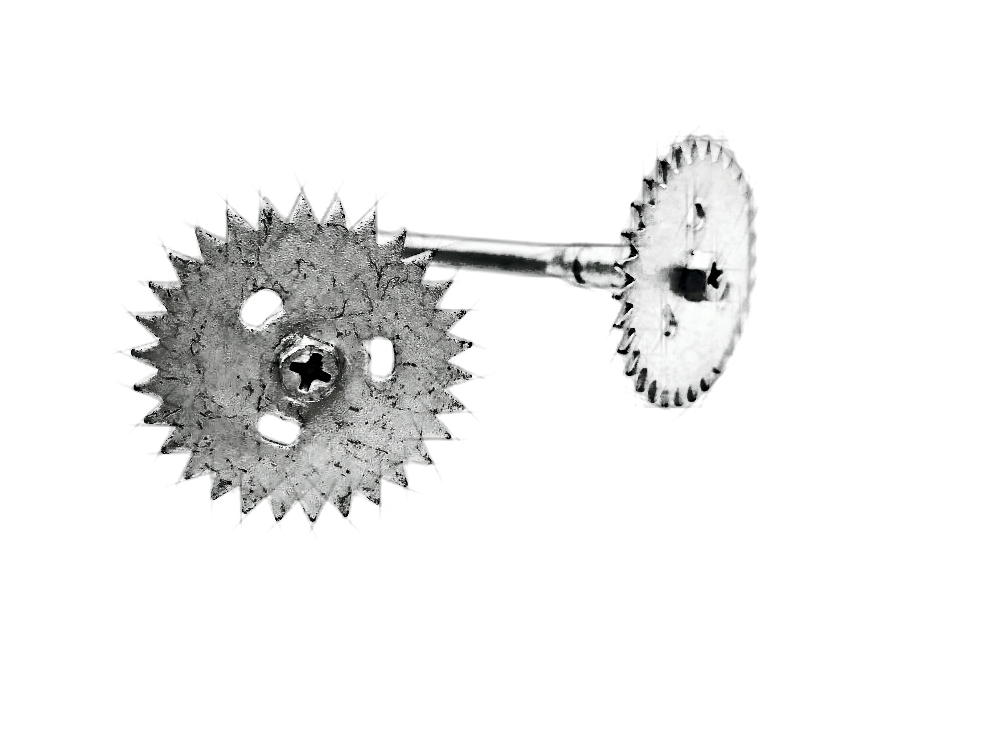 Automotive lighting system gear plate dimming screw