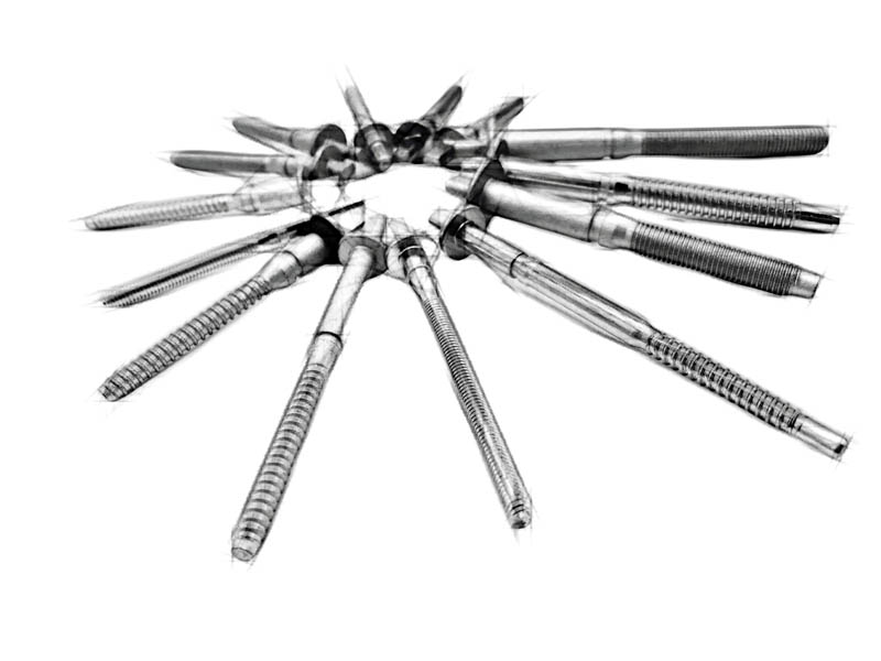 Car headlight adjustment screw