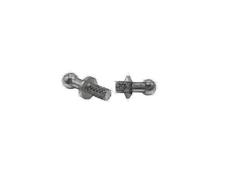 Automotive Lighting System Ball Head Embedded Bolts