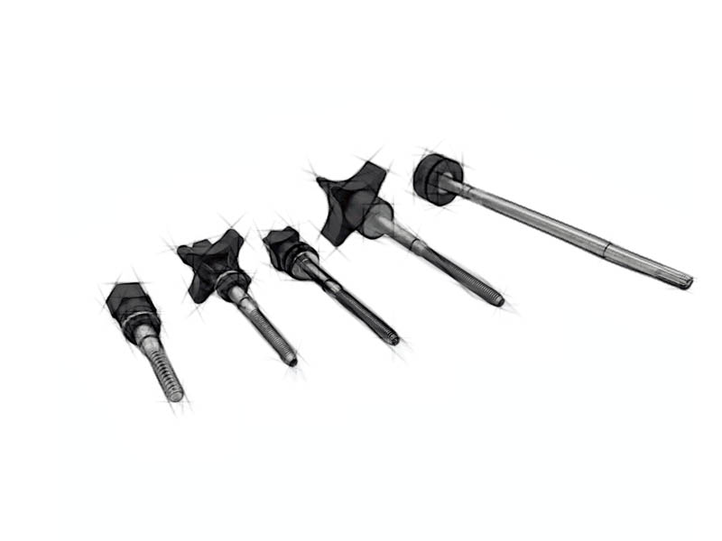Headlight dimming screw