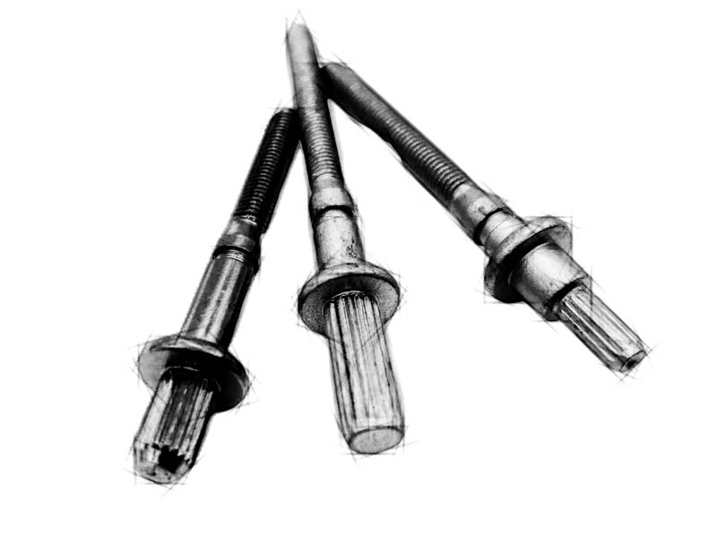 Car headlight adjustment screw